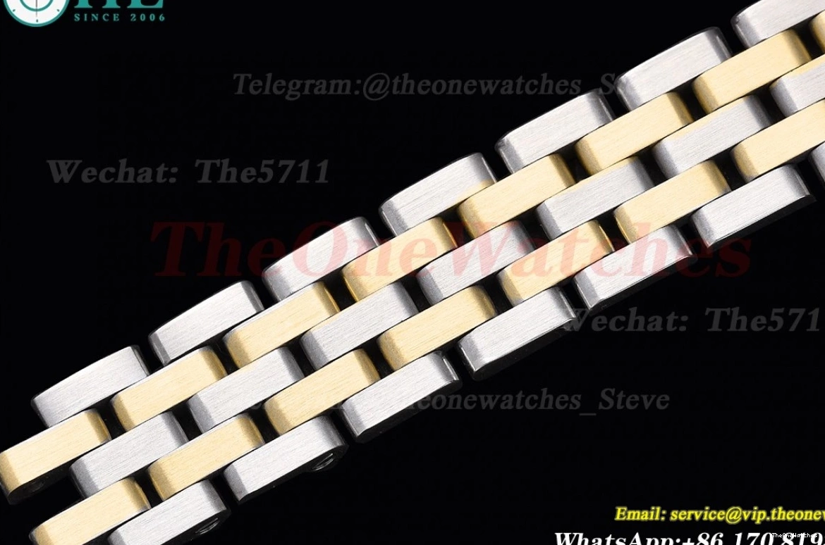 Dia YG SS Ladies White De Swiss 8848F Dial Secrete Panthere 22mm Qtz 0115